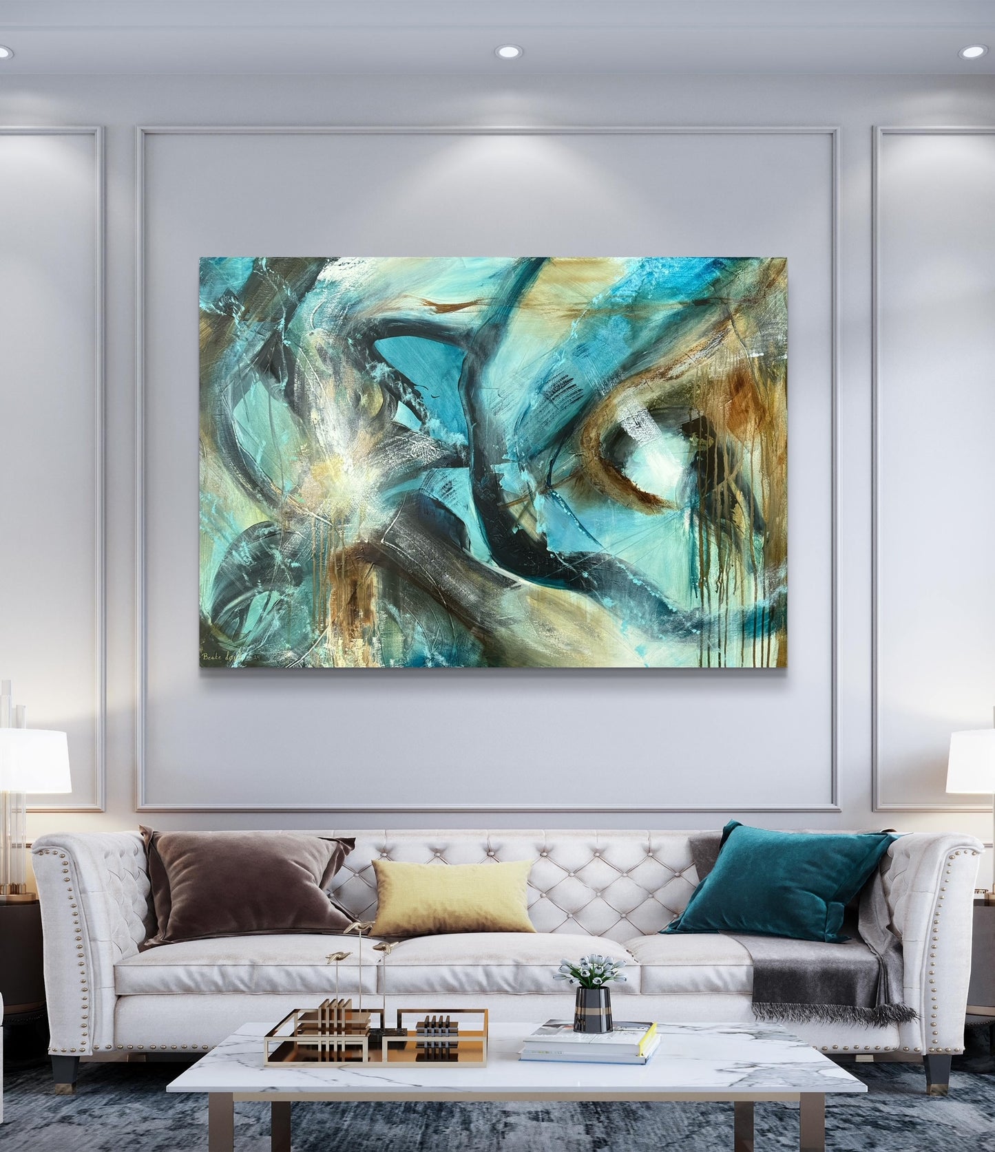 “ A B S T R A K T #27 ” 70x100 cm