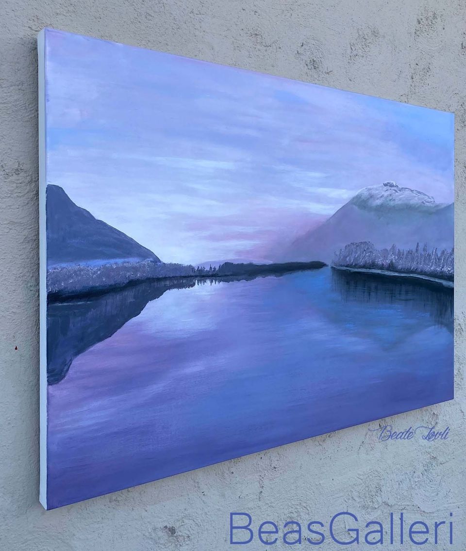 "Barduelven" 70x100 cm
