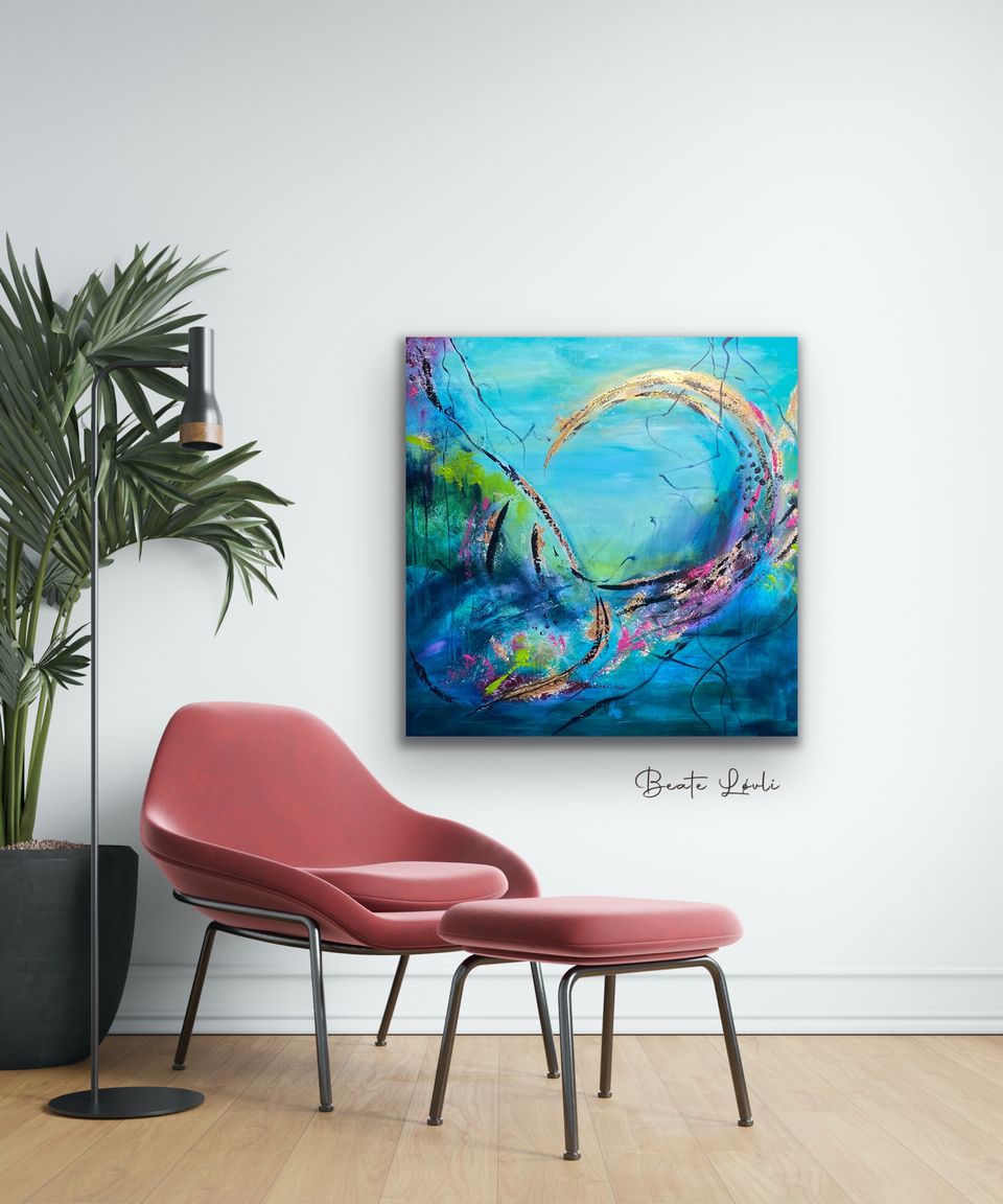 "Festival" 90x90 cm