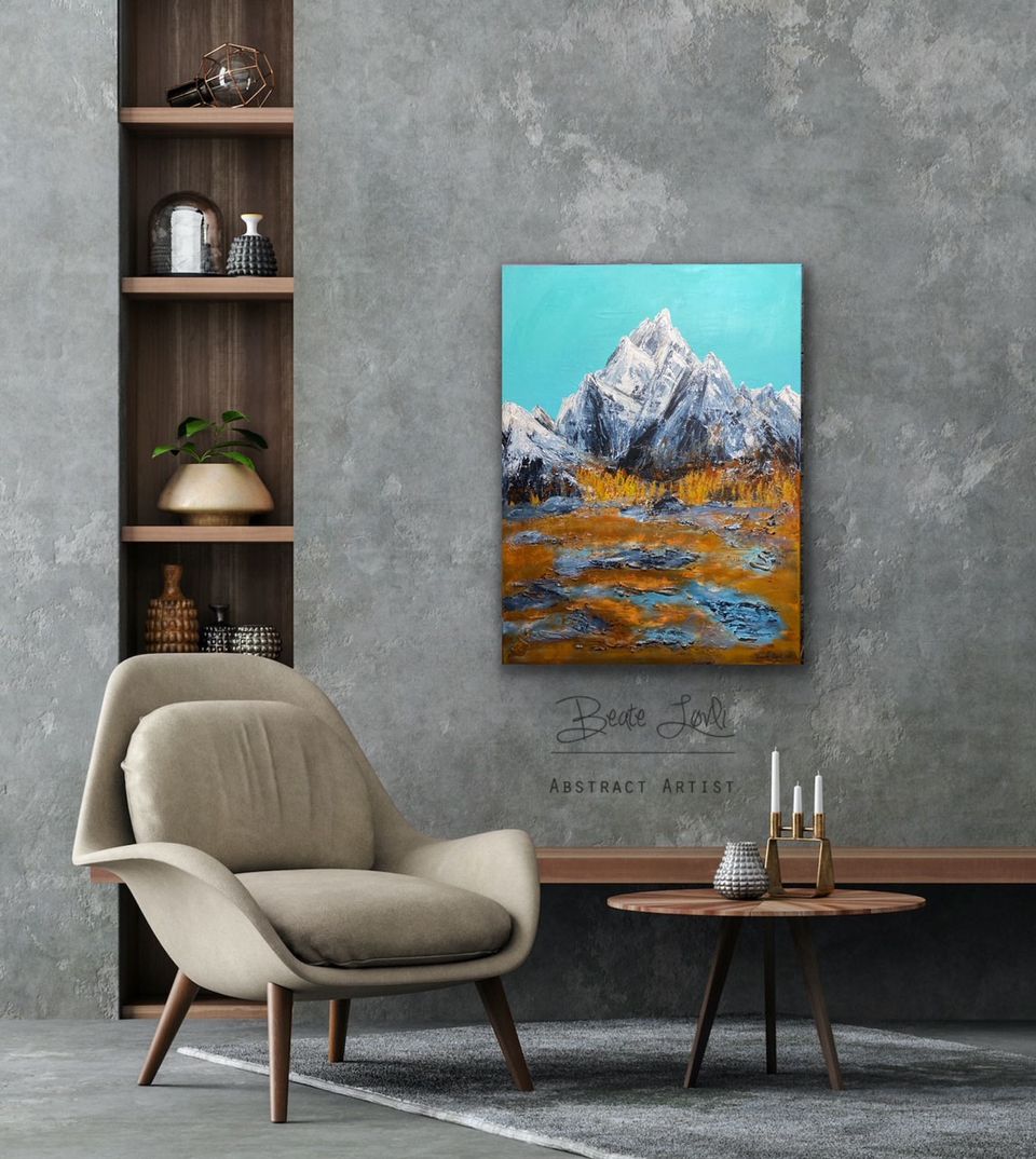 "Høstfjell" 80x60 cm