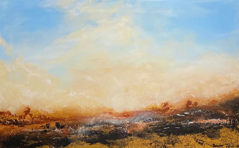"Høstmorgen" 50x80 cm