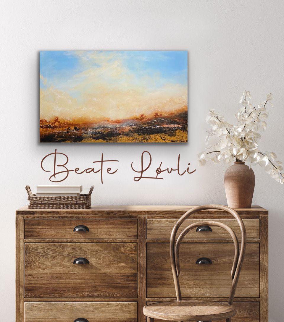 "Høstmorgen" 50x80 cm