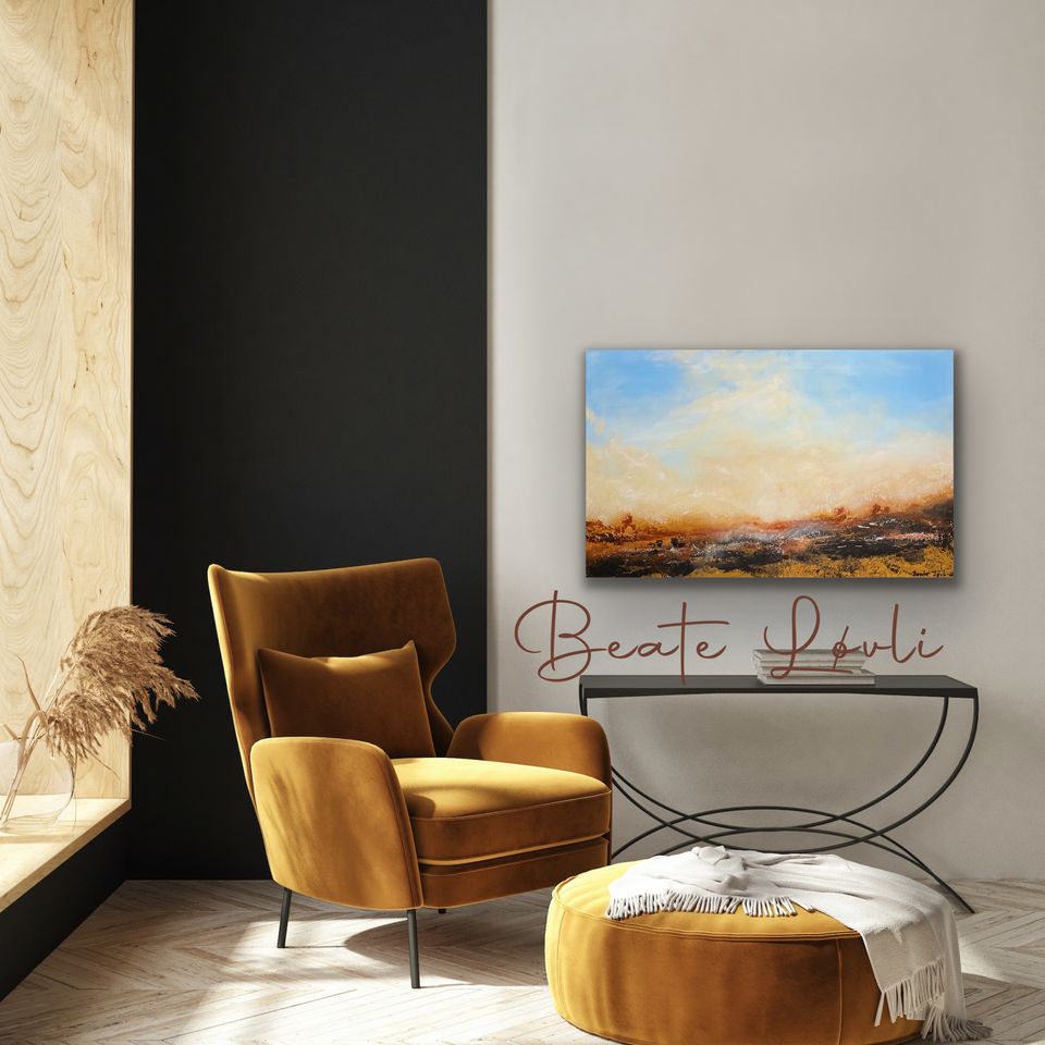 "Høstmorgen" 50x80 cm