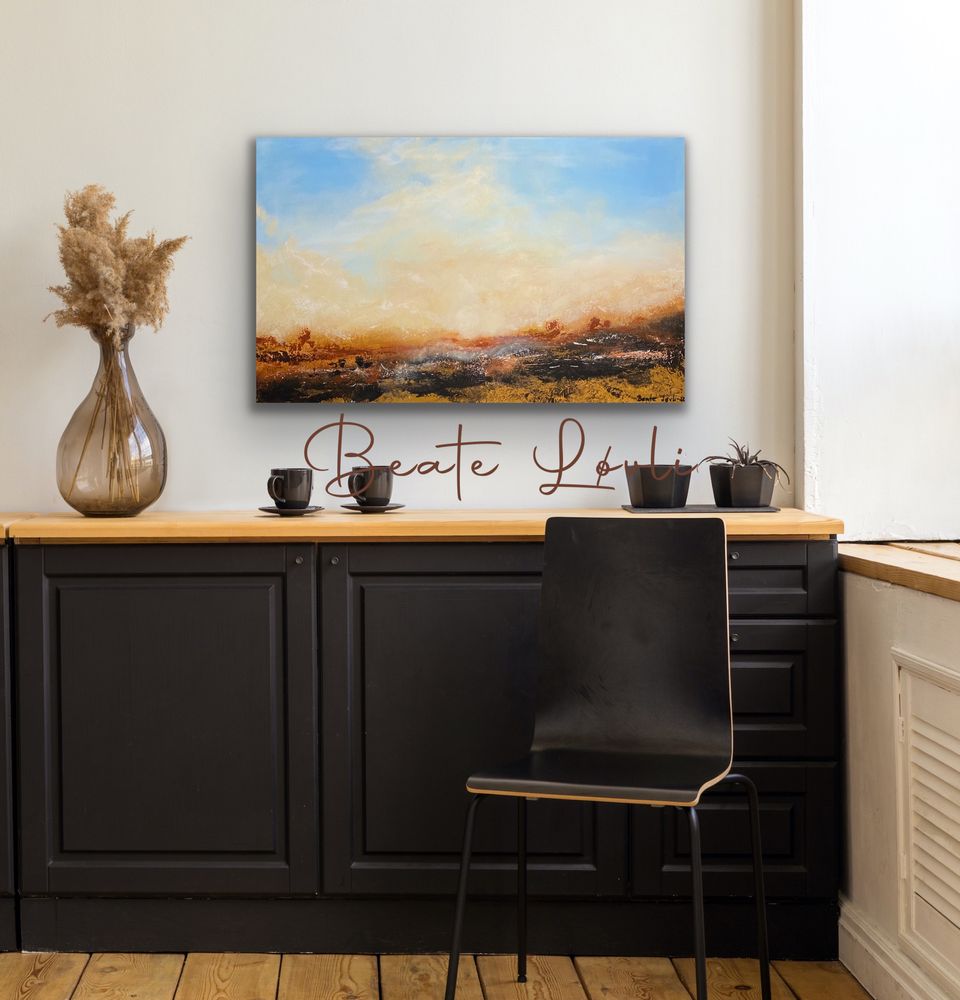 "Høstmorgen" 50x80 cm