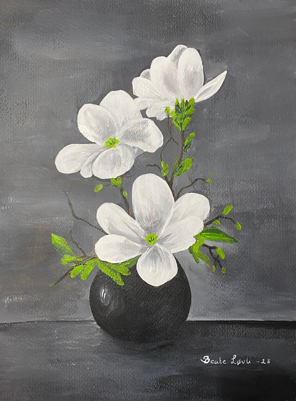 "Hvit blomst"