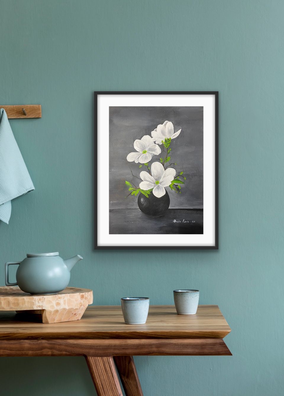 "Hvit blomst"