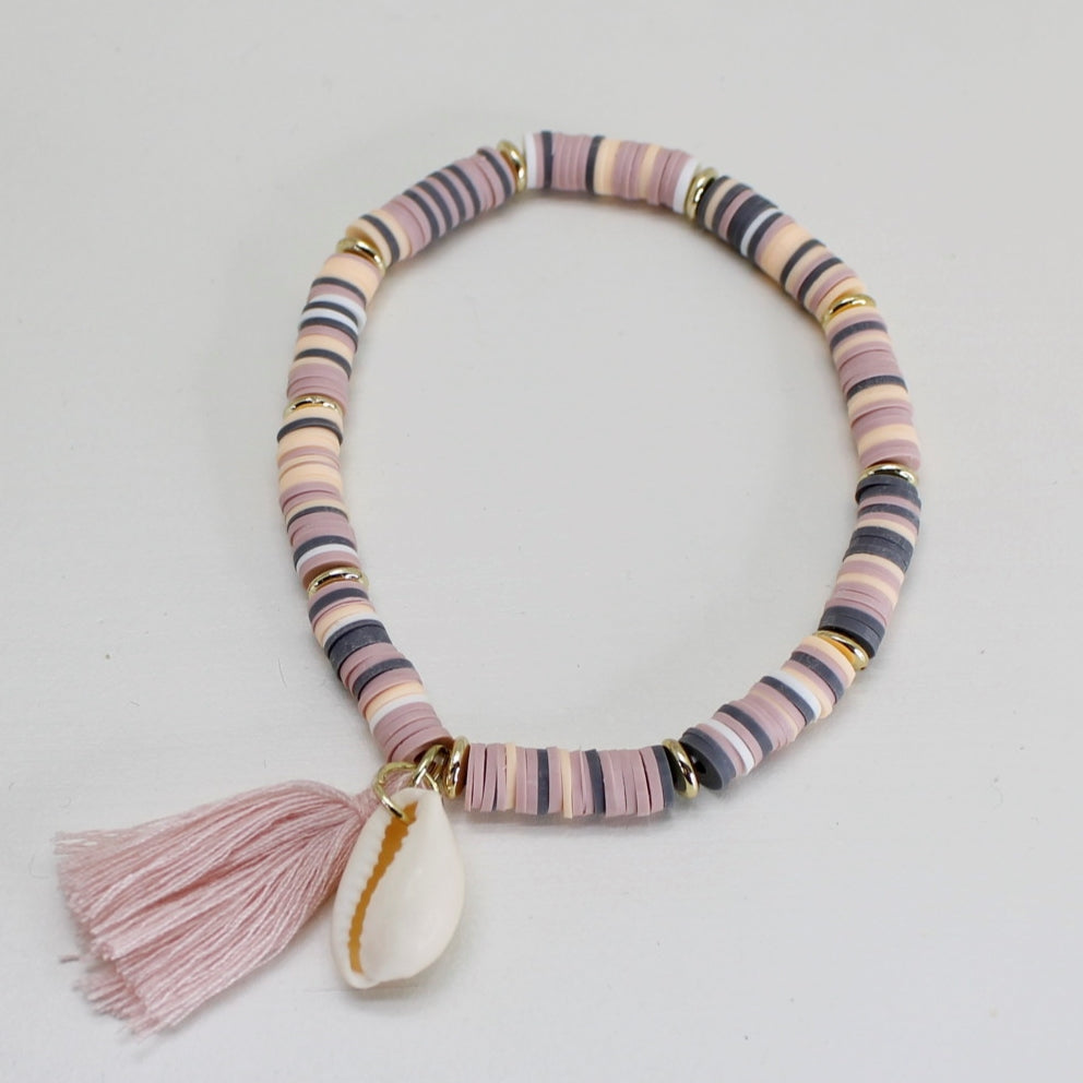 Armbånd - Skjell Tassel