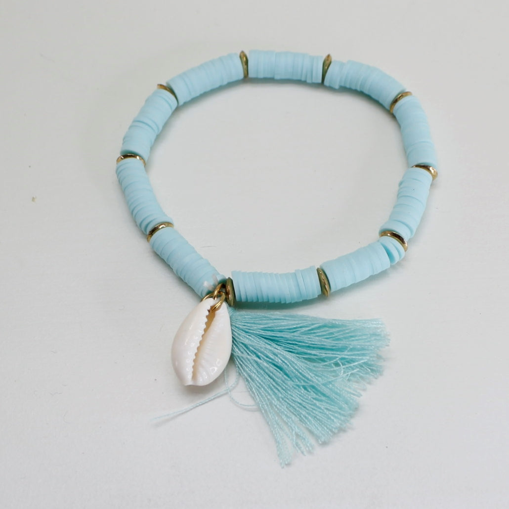 Armbånd - Skjell Tassel
