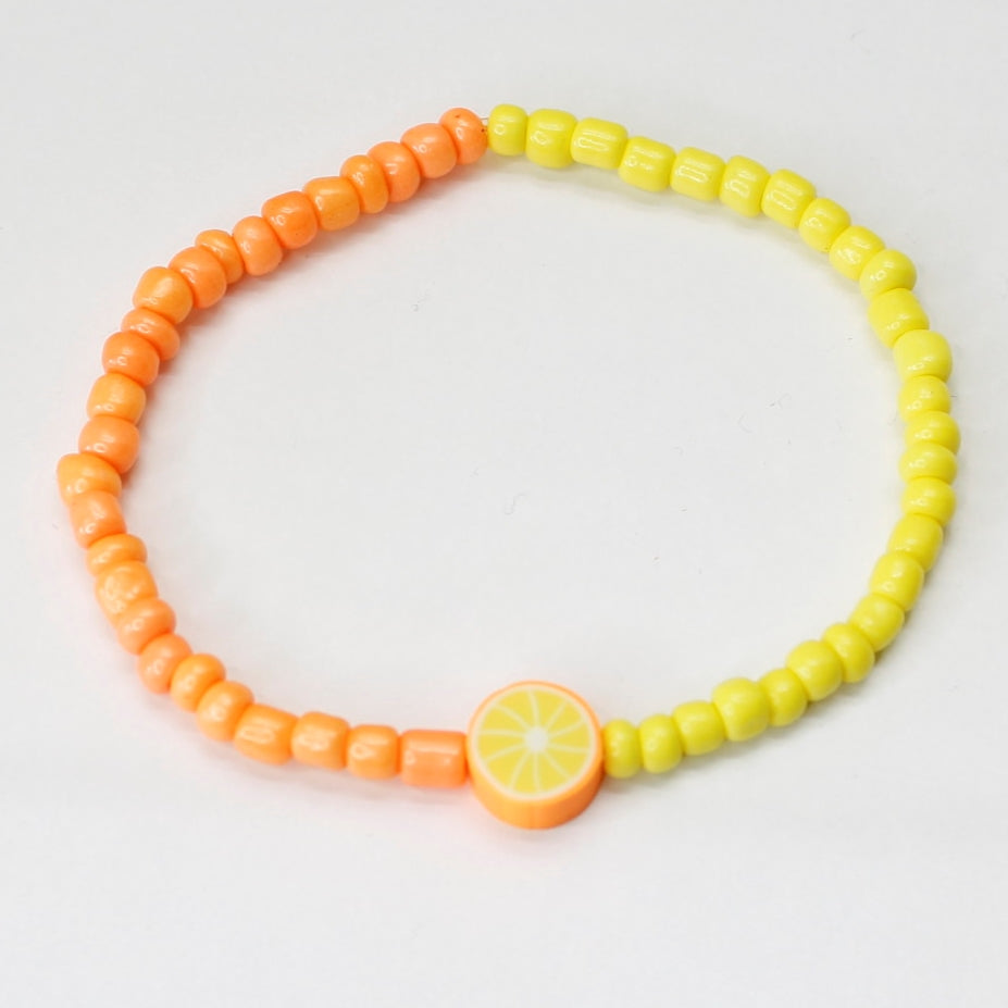 Sommerarmbånd med appelsin