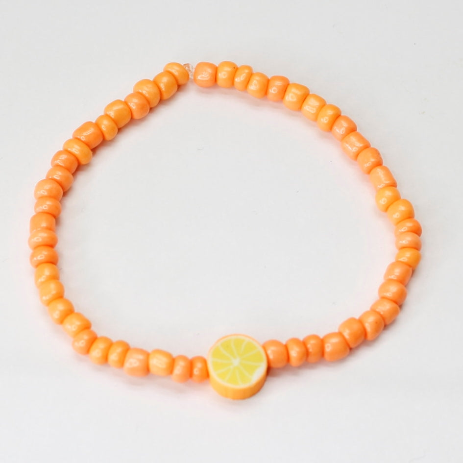 Sommerarmbånd med appelsin