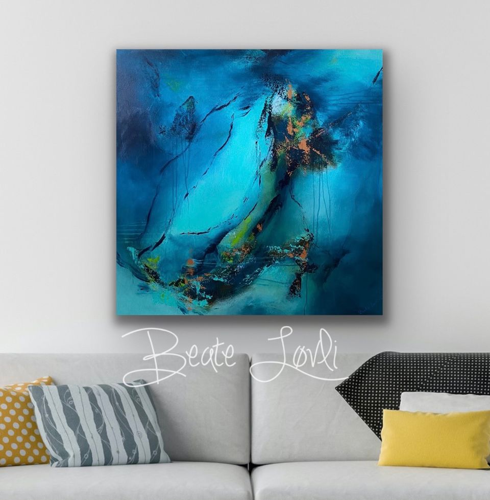 "Over the edge" 80x80 cm