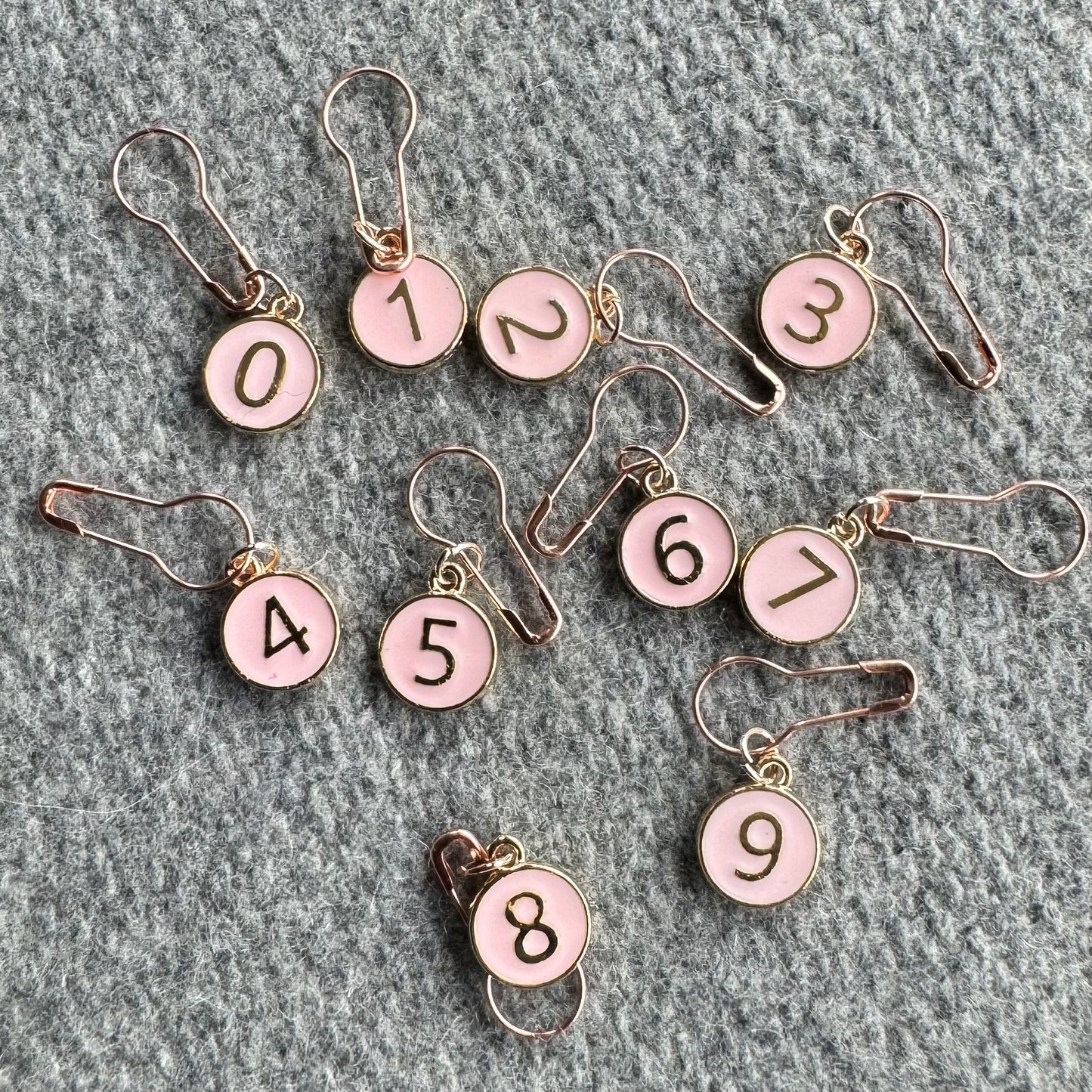 Raglan maskemarkør sett 10 stk rosa