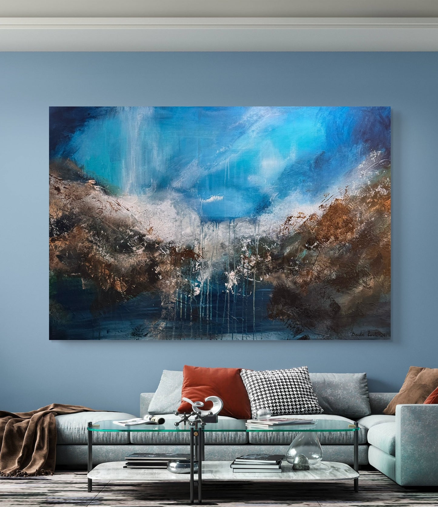 "Sjøsidens nyanser" 70x100 cm
