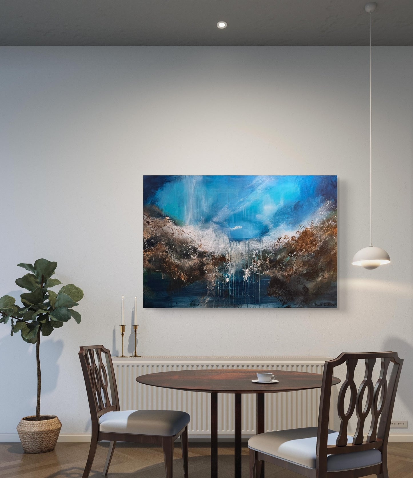 "Sjøsidens nyanser" 70x100 cm
