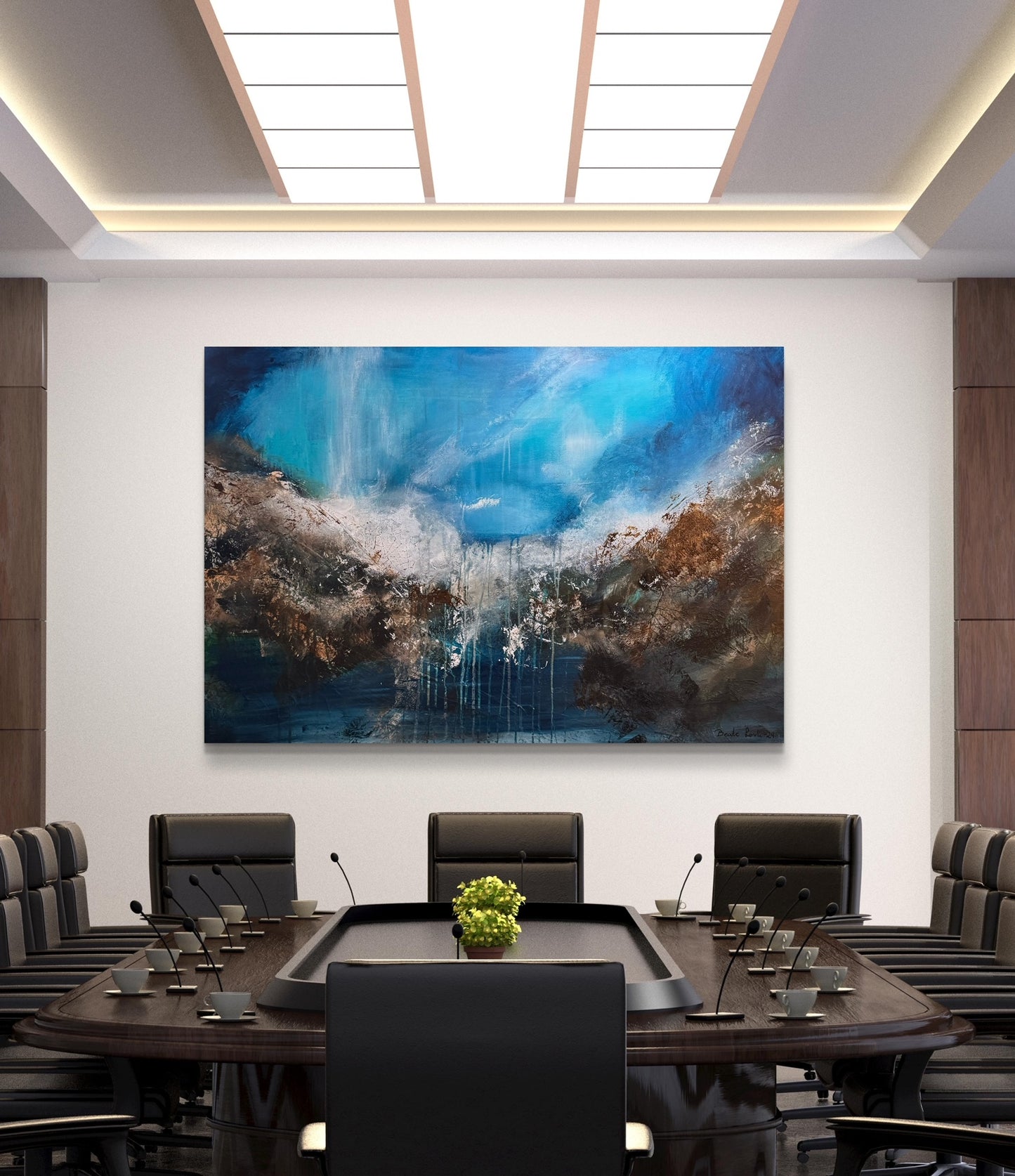 "Sjøsidens nyanser" 70x100 cm