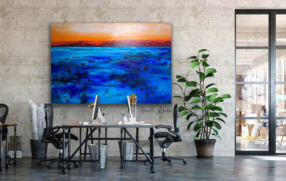 "Sunset" 100x150 cm