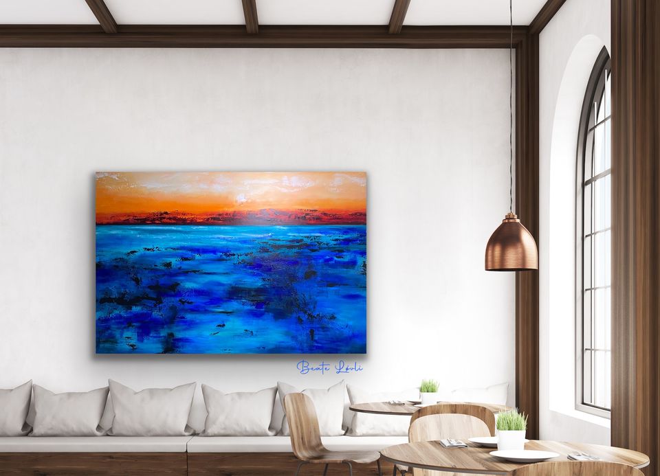 "Sunset" 100x150 cm