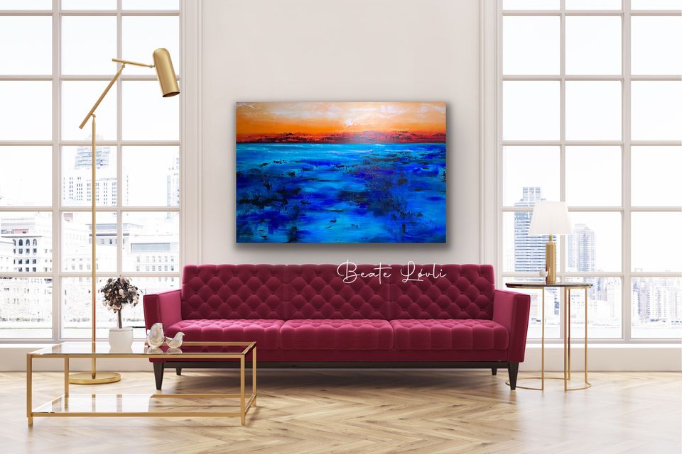 "Sunset" 100x150 cm