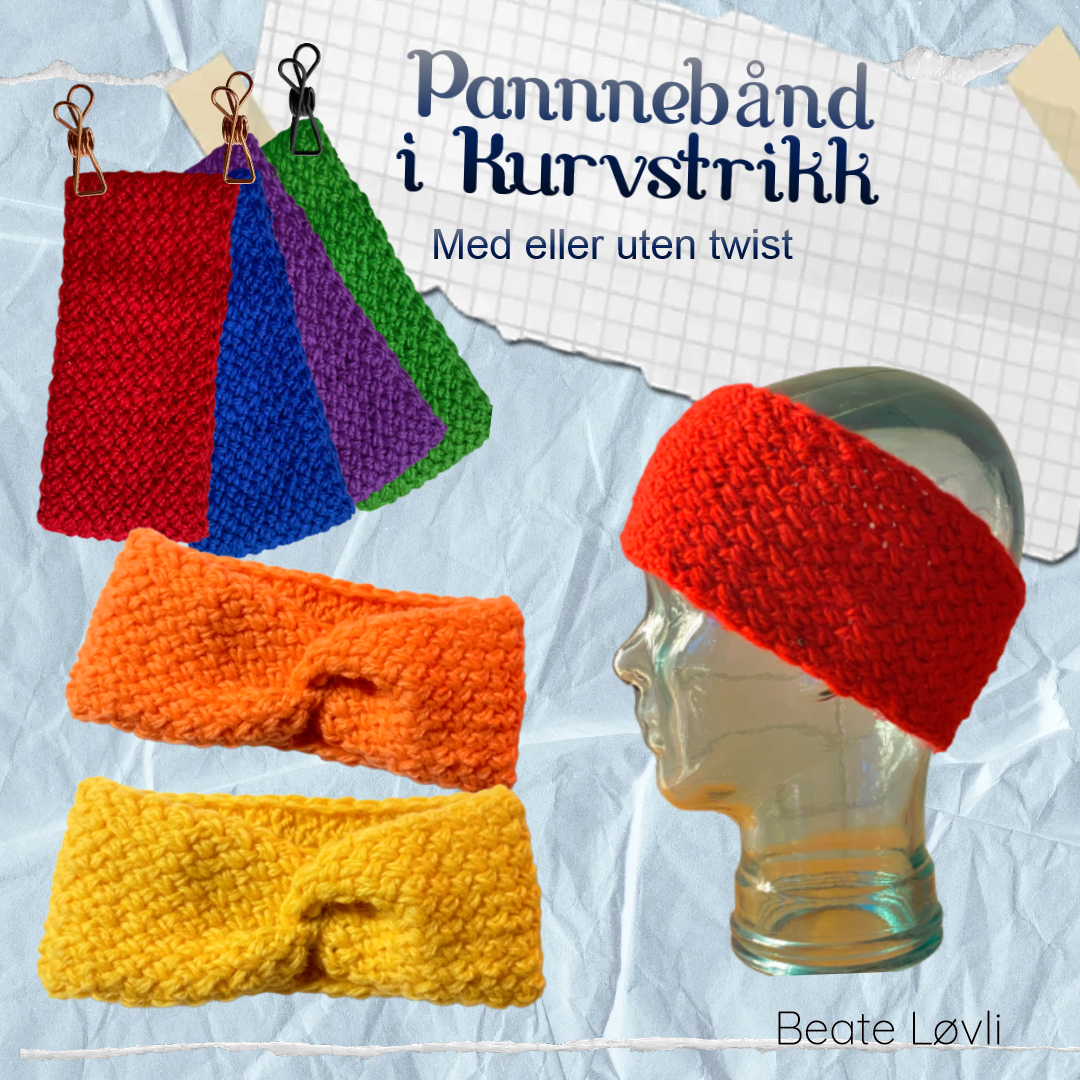 Pannebånd i kurvstrikk
