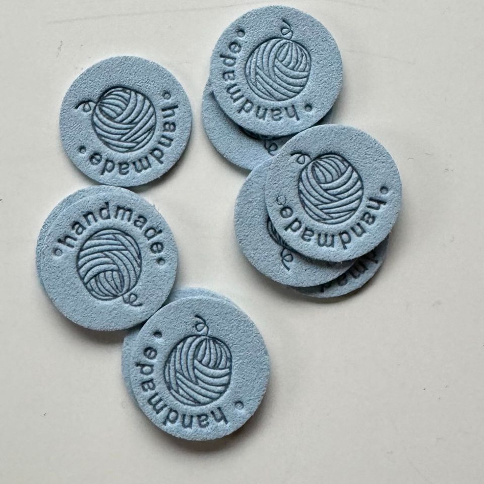 Rund Skinnlapp "handmade"