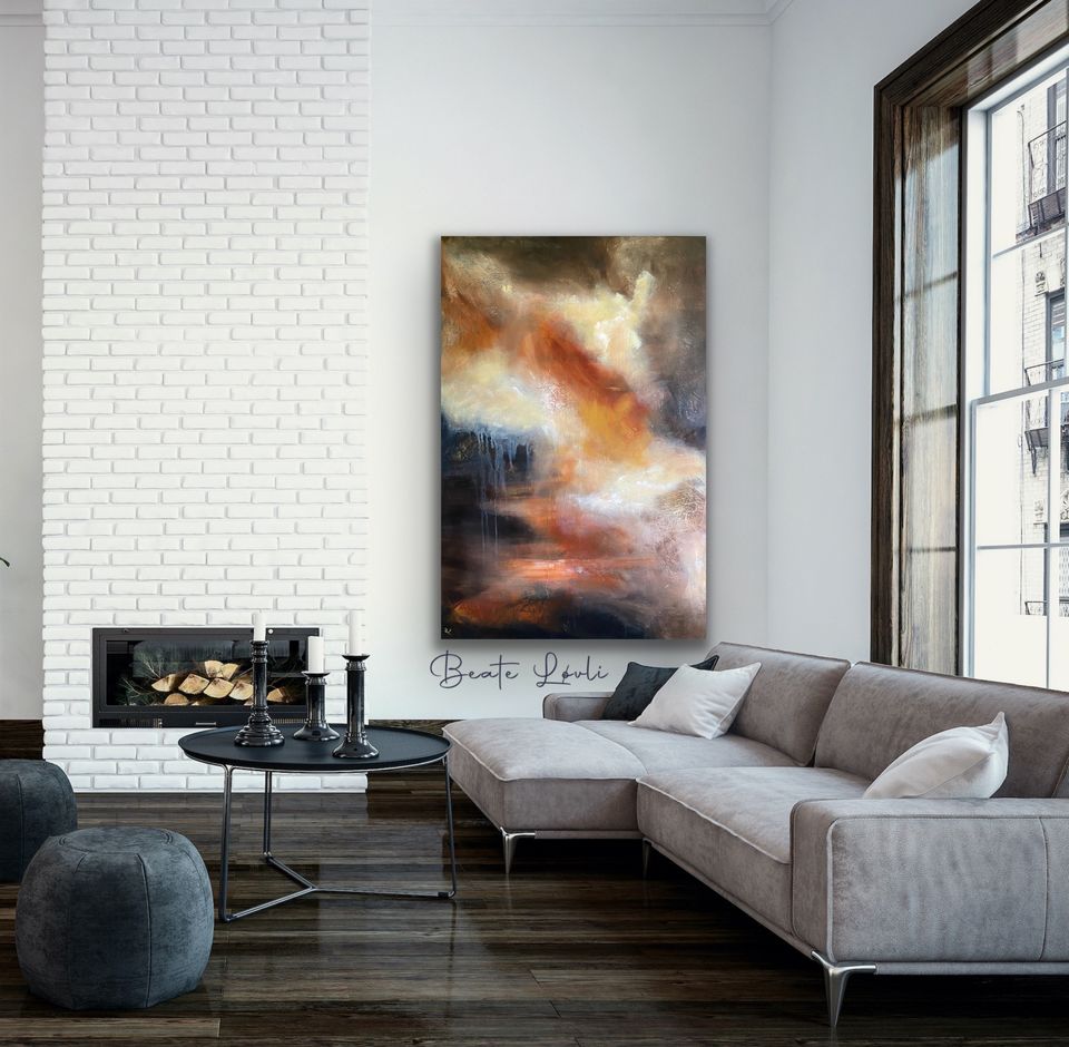 "Hint of evening" 120x80 cm
