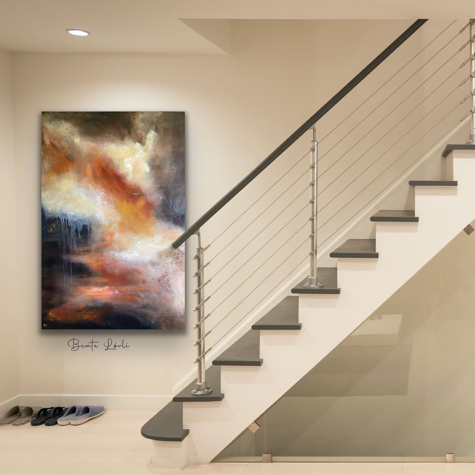 "Hint of evening" 120x80 cm