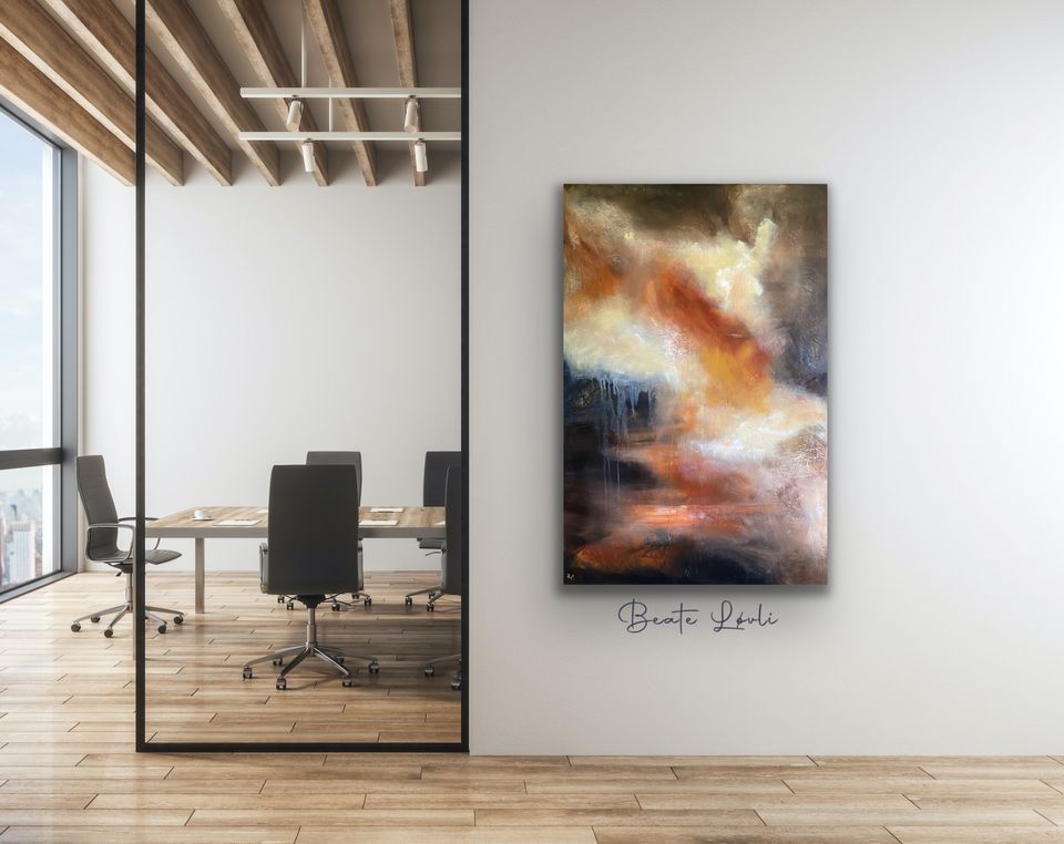 "Hint of evening" 120x80 cm