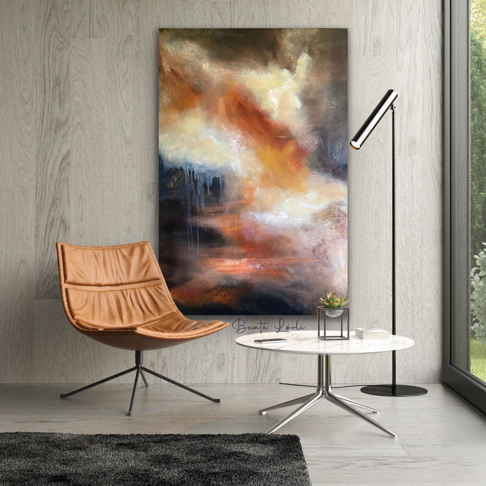 "Hint of evening" 120x80 cm
