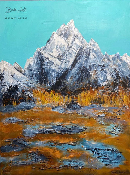 "Høstfjell" 80x60 cm
