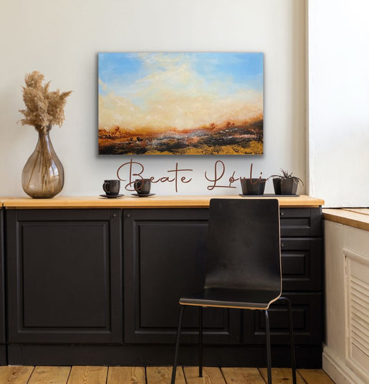 "Høstmorgen" 50x80 cm