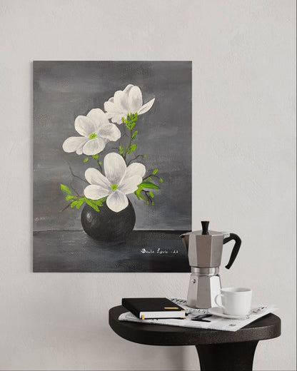 "Hvit blomst"