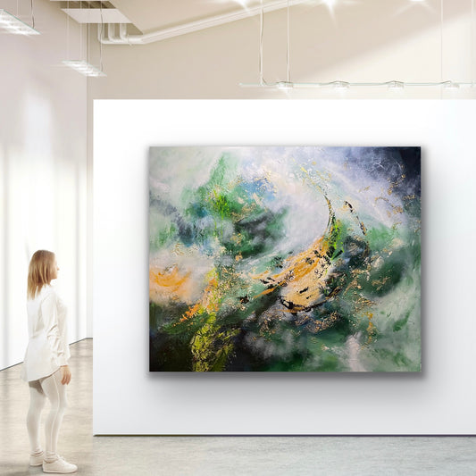 "Letting go" 120x100 cm