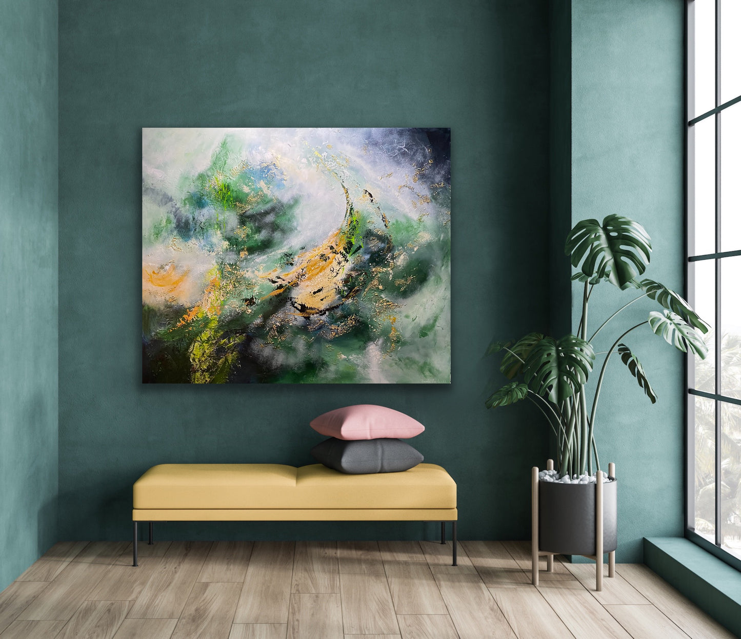 "Letting go" 120x100 cm