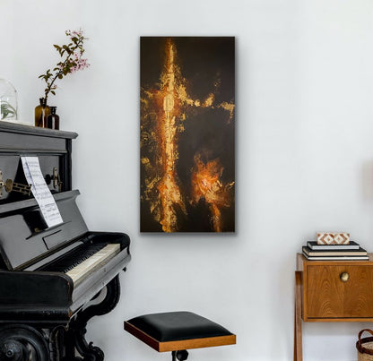 "Lys i mørketid" 100x50 cm