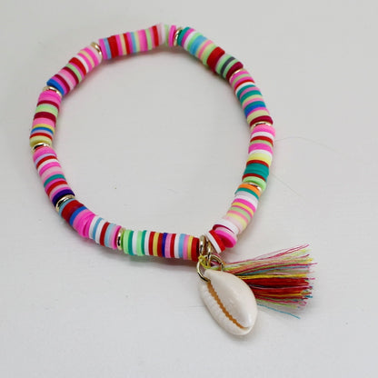 Armbånd - Skjell Tassel