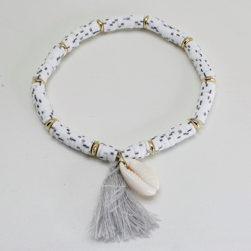 Armbånd - Skjell Tassel