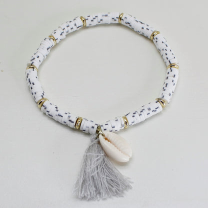 Armbånd - Skjell Tassel