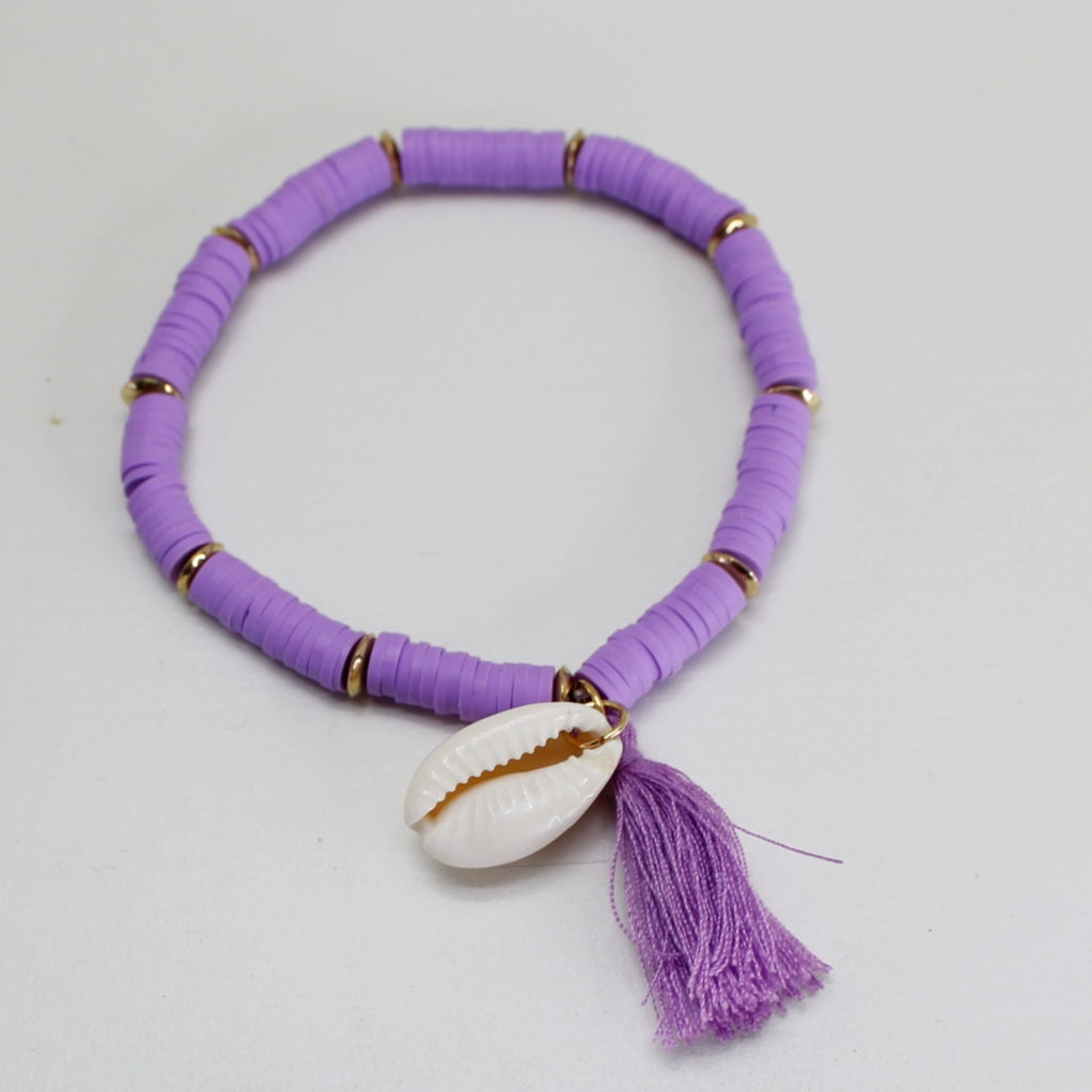 Armbånd - Skjell Tassel
