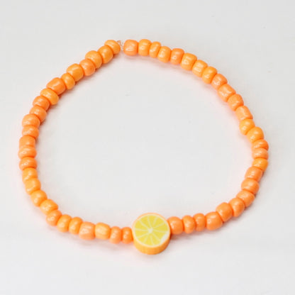 Sommerarmbånd med appelsin