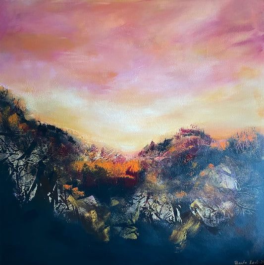 "Mot vidda" 90x90 cm