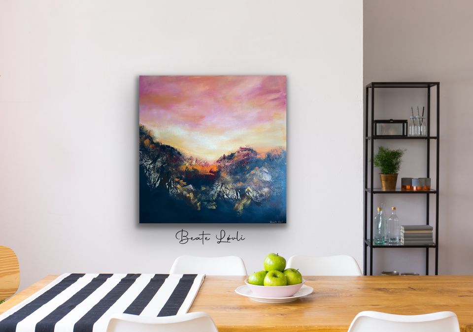 "Mot vidda" 90x90 cm