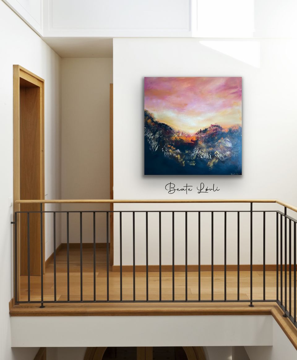 "Mot vidda" 90x90 cm