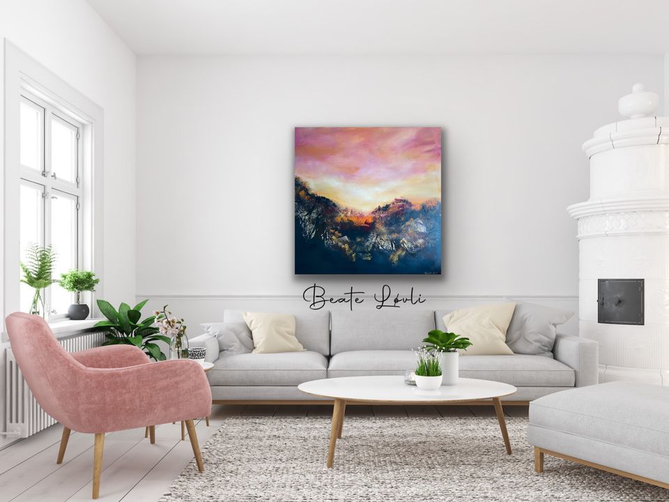 "Mot vidda" 90x90 cm
