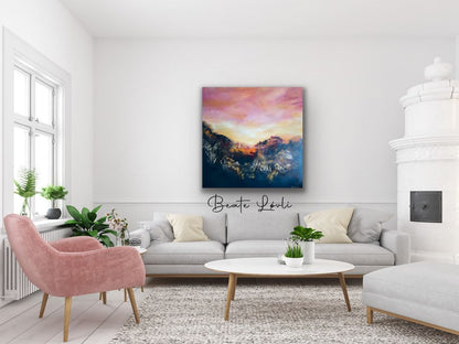 "Mot vidda" 90x90 cm