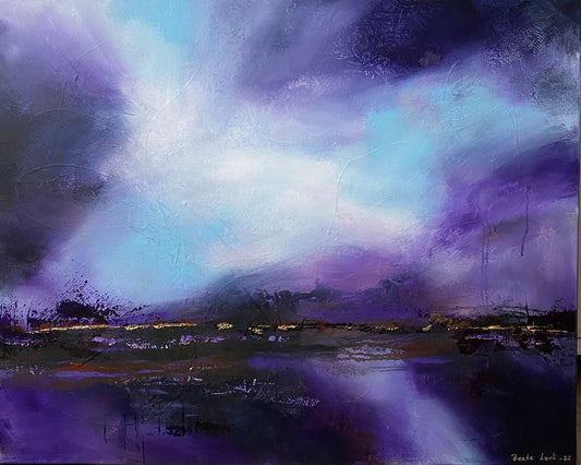 "Når lyset bryter gjennom" 80x100 cm