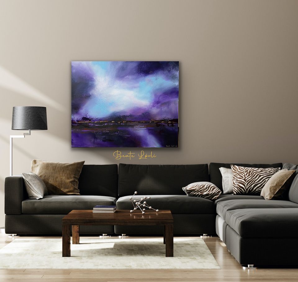 "Når lyset bryter gjennom" 80x100 cm