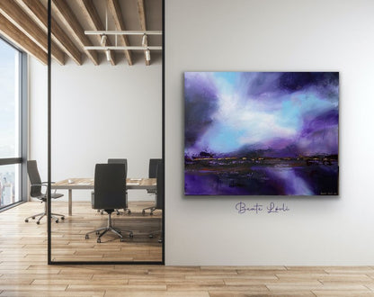"Når lyset bryter gjennom" 80x100 cm