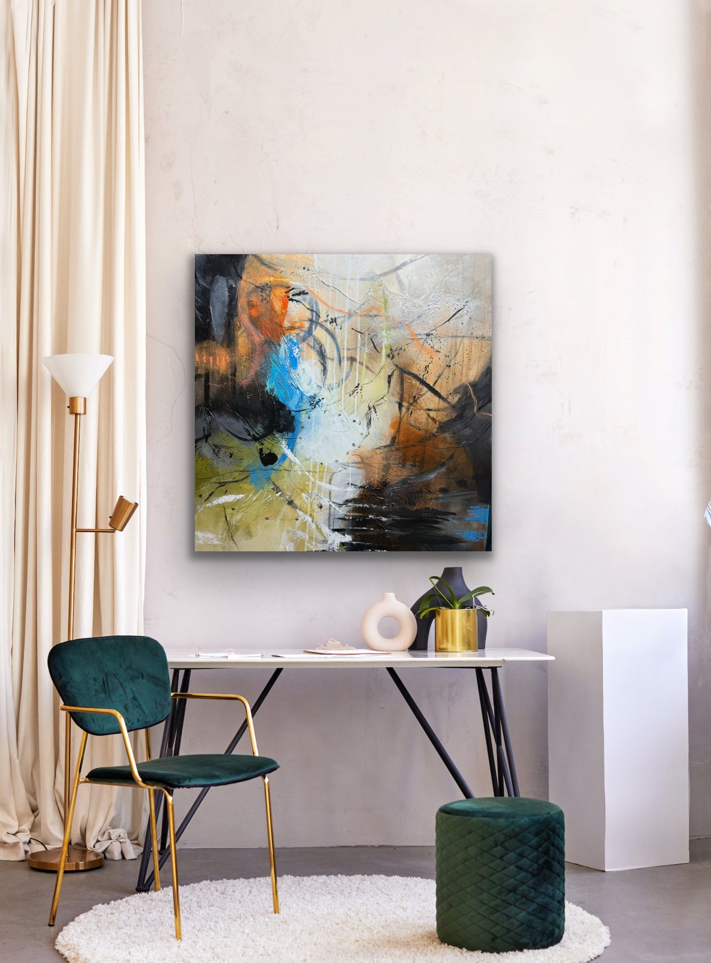 "Naturens sang" 70x70 cm