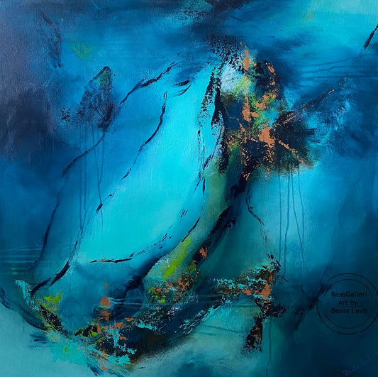 "Over the edge" 80x80 cm