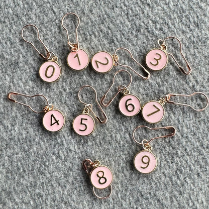 Raglan maskemarkør sett 10 stk rosa